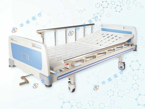 D5 ABS床頭單搖護(hù)理床（沖孔床面、帶輪子、護(hù)欄）.jpg
